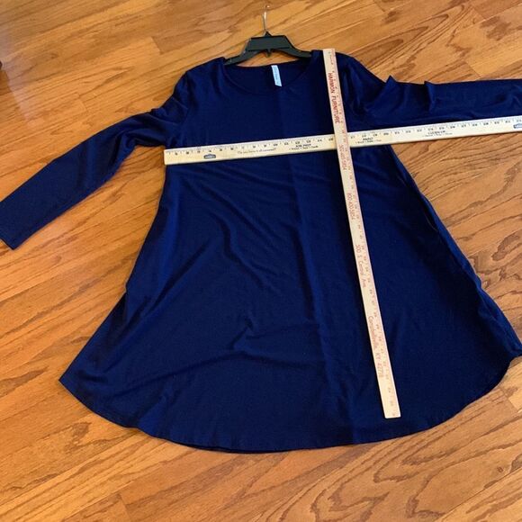 Zenana Premium size 1X navy blue dress - Picture 5 of 5